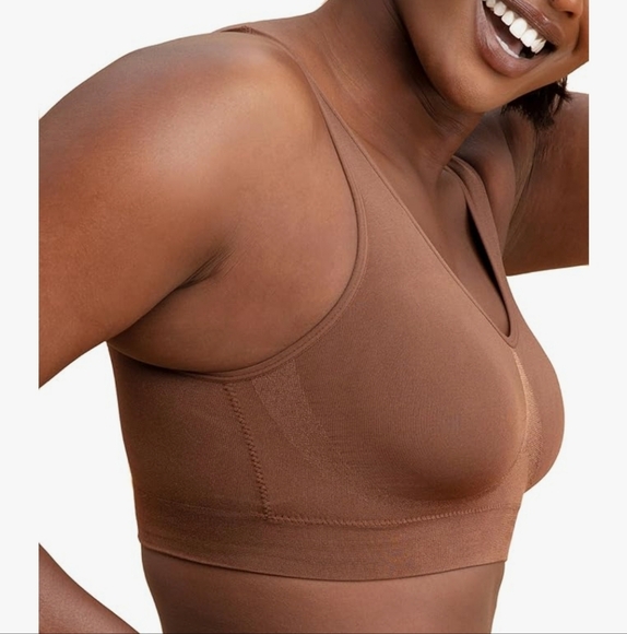 Truekind Other - Truekind Everyday  Throw On,Wireless Bralette, Rose Pink,2XL